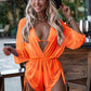 Sexy Long Sleeves Cover Up Bikini Set Women White Black Push Up Mesh Dress 3 Piece Swimsuit Bathing Suit Thong Swimwear 2024