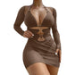 3-Piece Bathing Suit with Mesh Cover-up